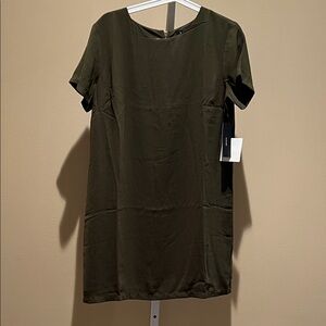 Lulu's Dark Green Mini Dress